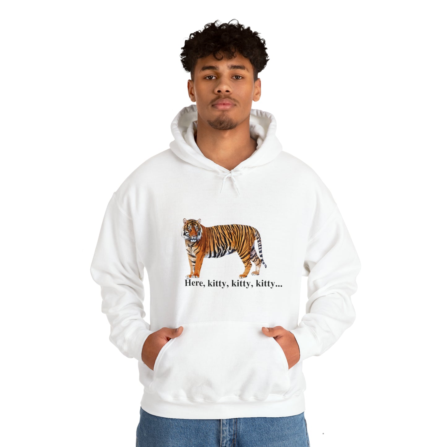 Unisex Tiger Big Cats Hooded Sweatshirt