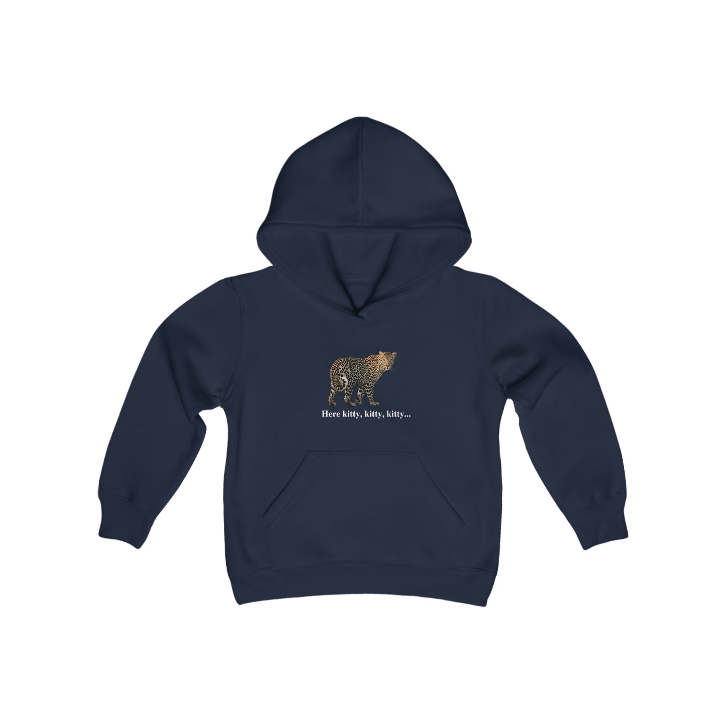 Youth Leopard Big Cats Hooded Sweatshirt