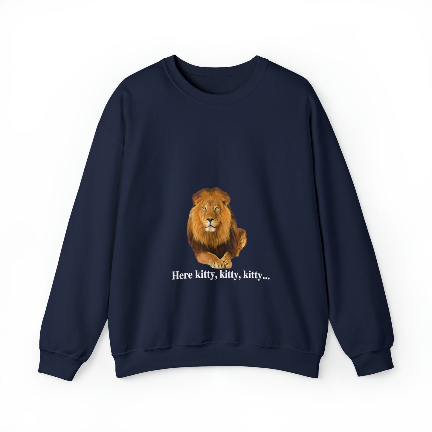 Unisex Lion Big Cats Crewneck Sweatshirt