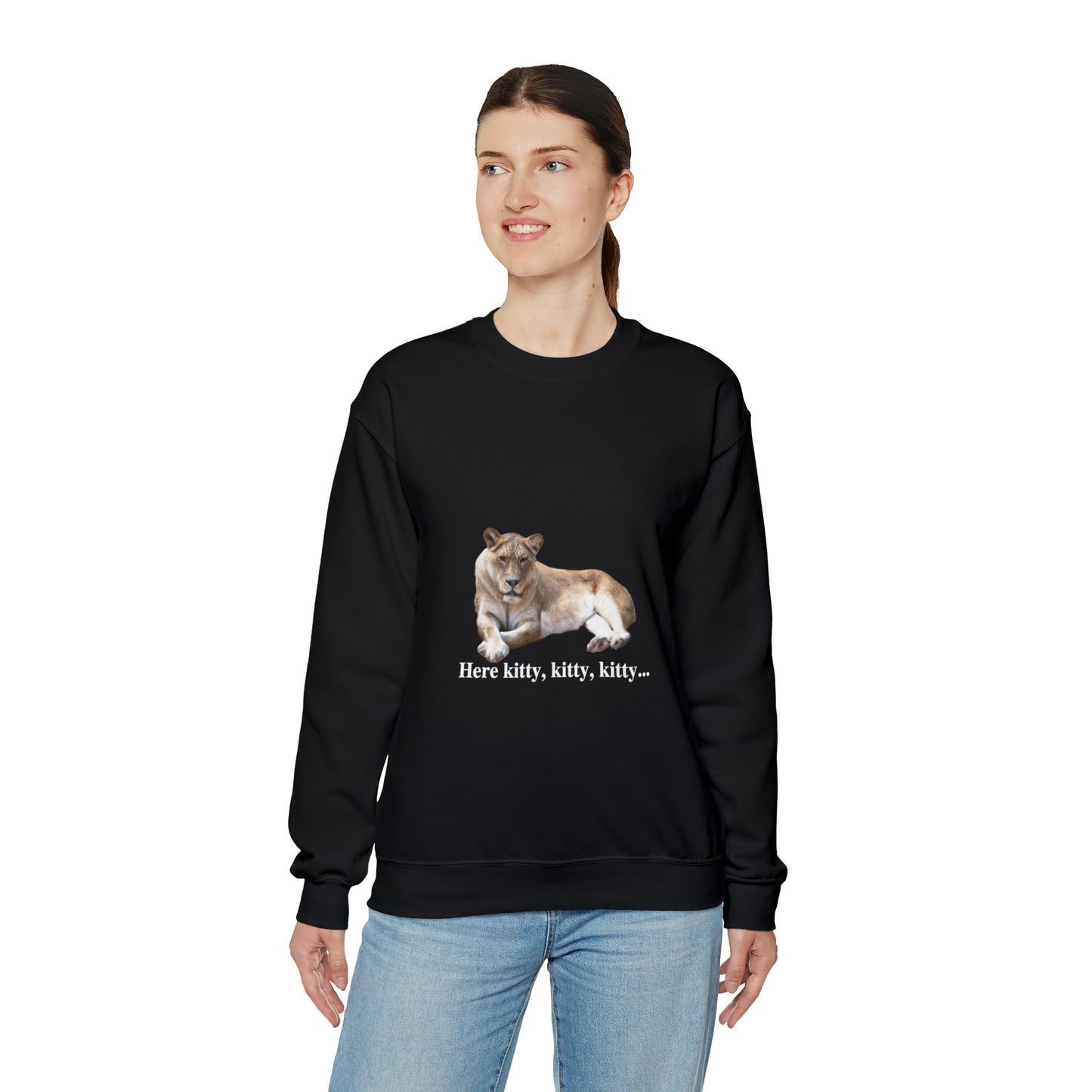 Unisex Lioness Big Cats Crewneck Sweatshirt