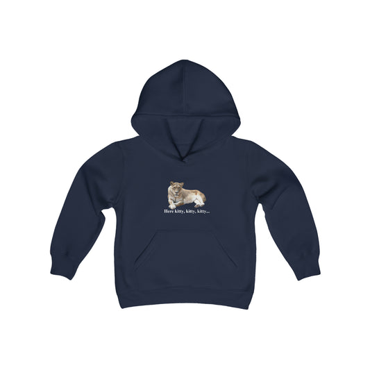 Youth Lioness Big Cats Hooded Sweatshirt