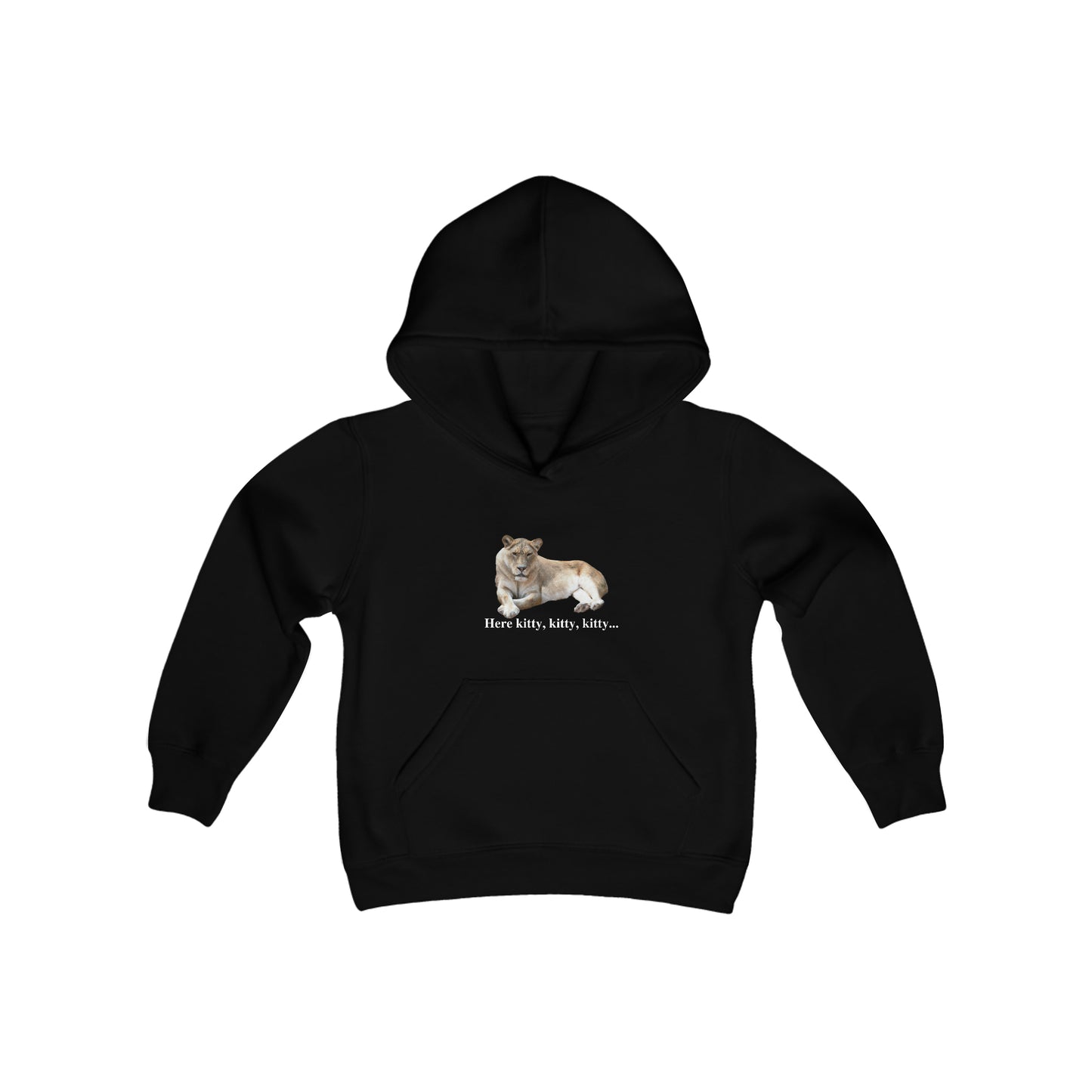 Youth Lioness Big Cats Hooded Sweatshirt