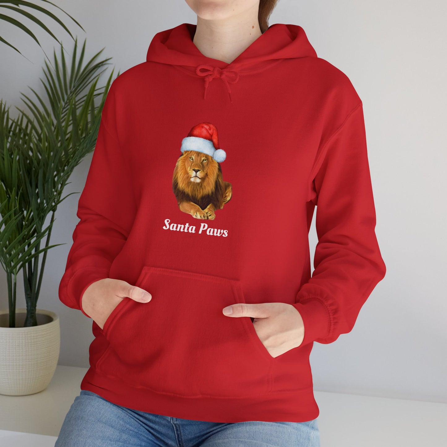 Unisex Santa Paws Hooded Sweatshirt