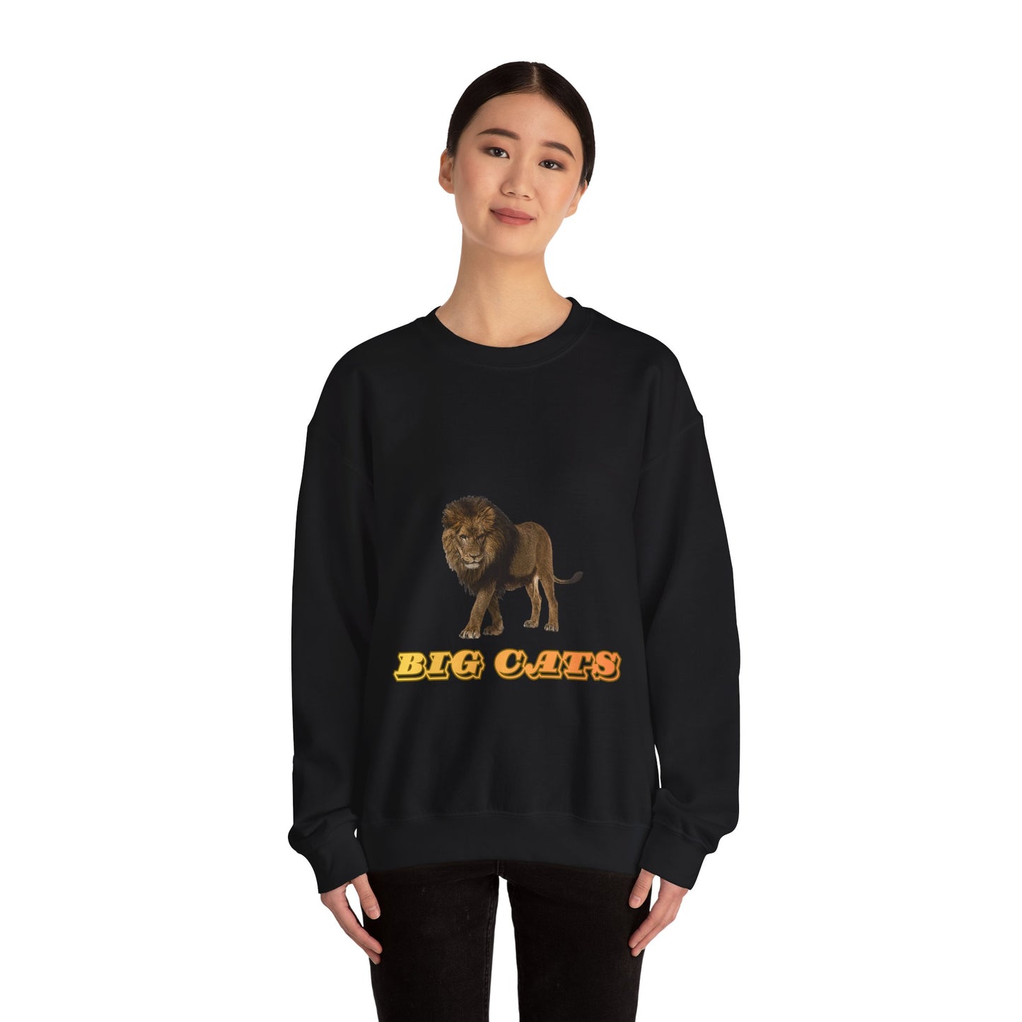 Unisex Lion Big Cats Crewneck Sweatshirt