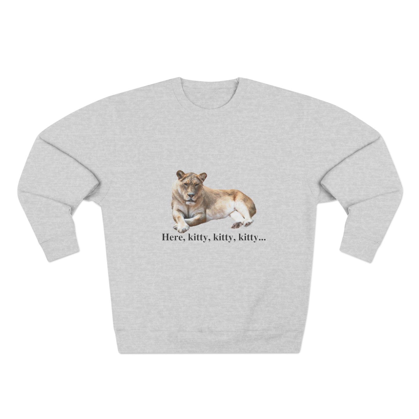 Unisex Premium Lioness Big Cats Crewneck Sweatshirt