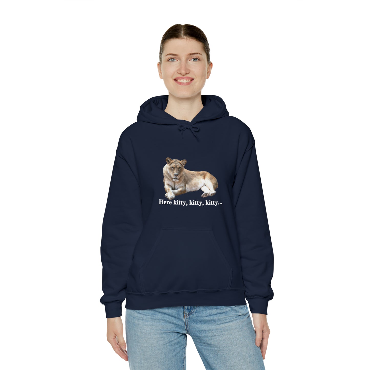 Unisex Lioness Big Cats Hooded Sweatshirt