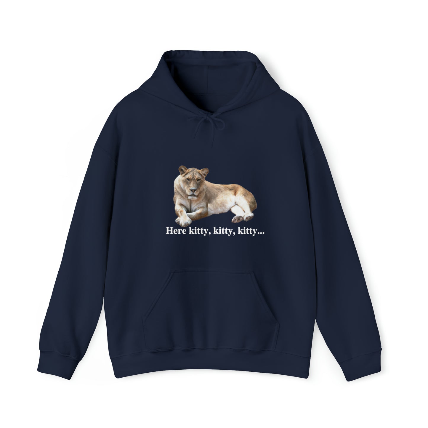 Unisex Lioness Big Cats Hooded Sweatshirt