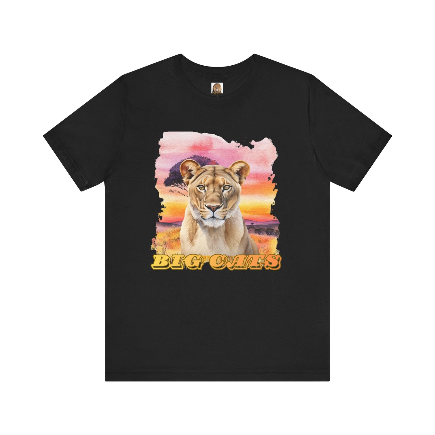 Women's Lioness Big Cats Short Sleeve Tee