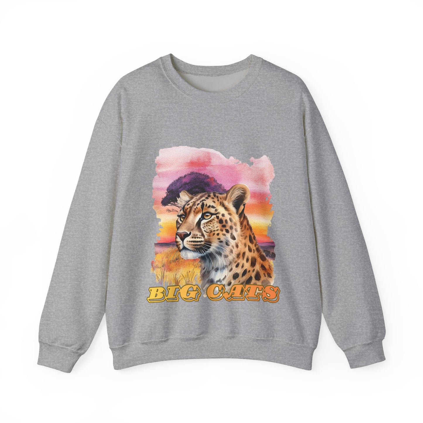 Women's Big Cats Cheetah Crewneck Sweatshirt