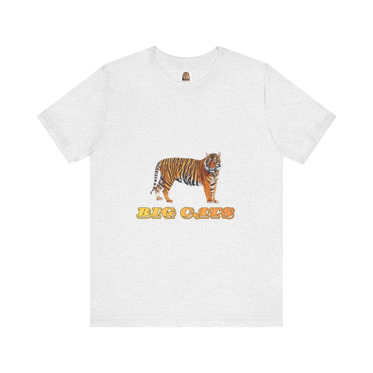 Unisex Tiger Big Cats Short Sleeve Tee