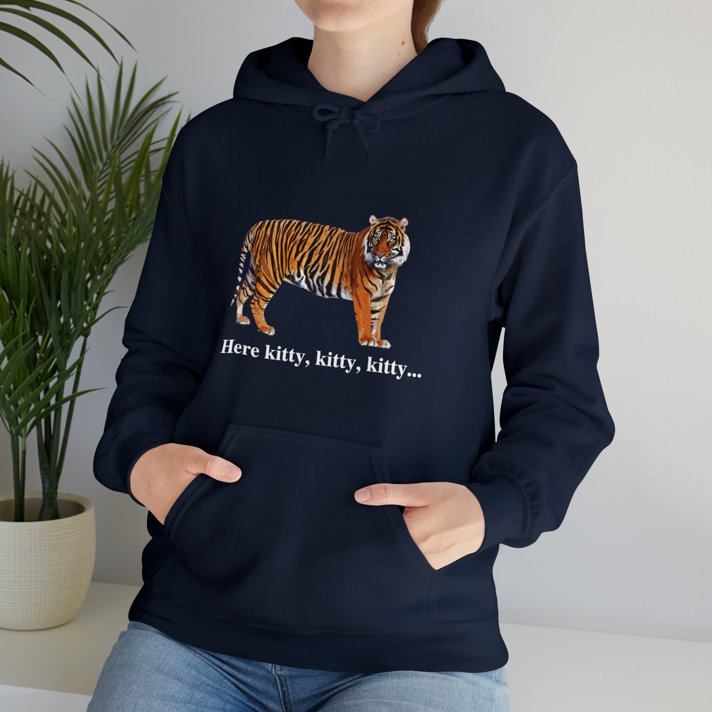 Unisex Tiger Big Cats Hooded Sweatshirt