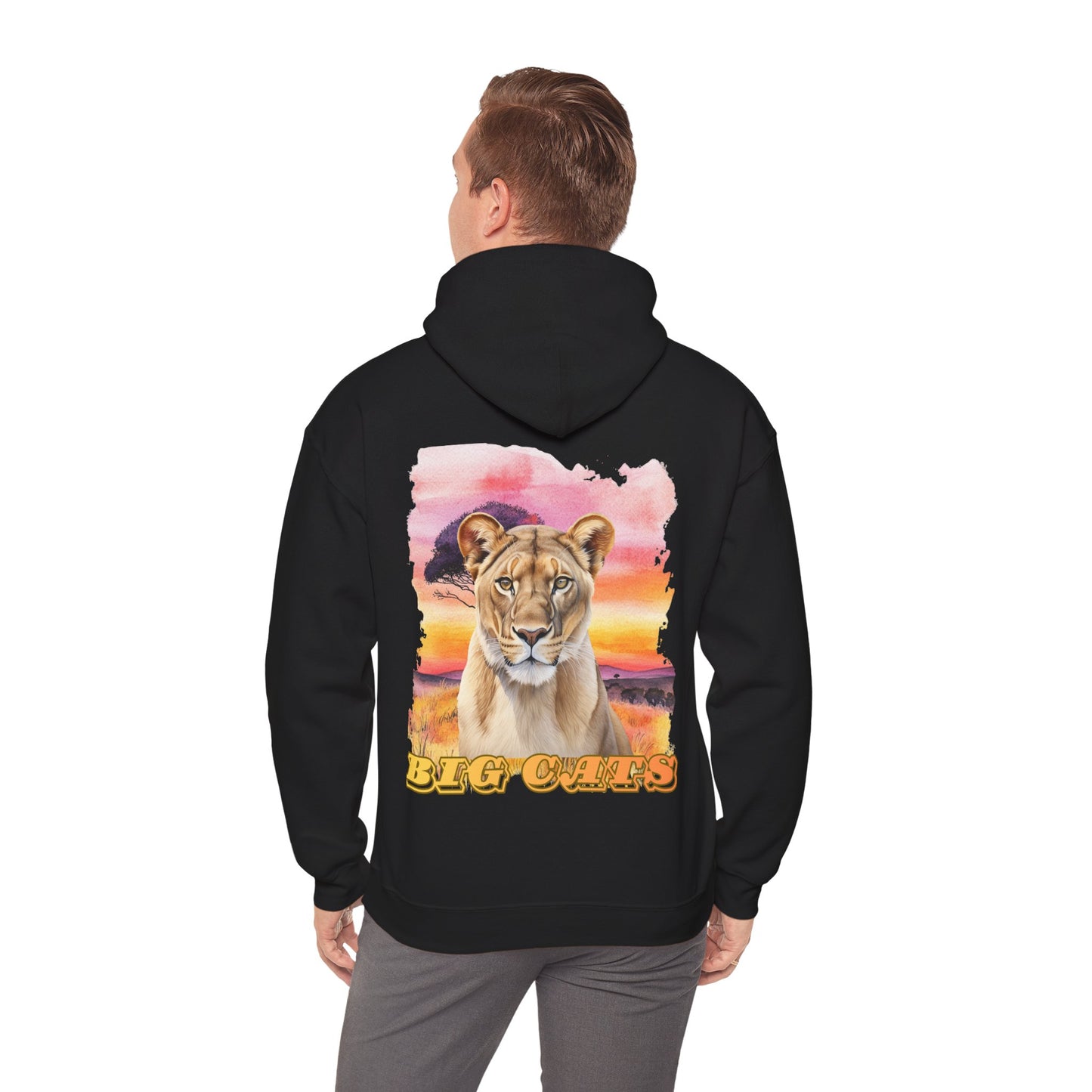 Big Cats Lioness Hooded Sweatshirt