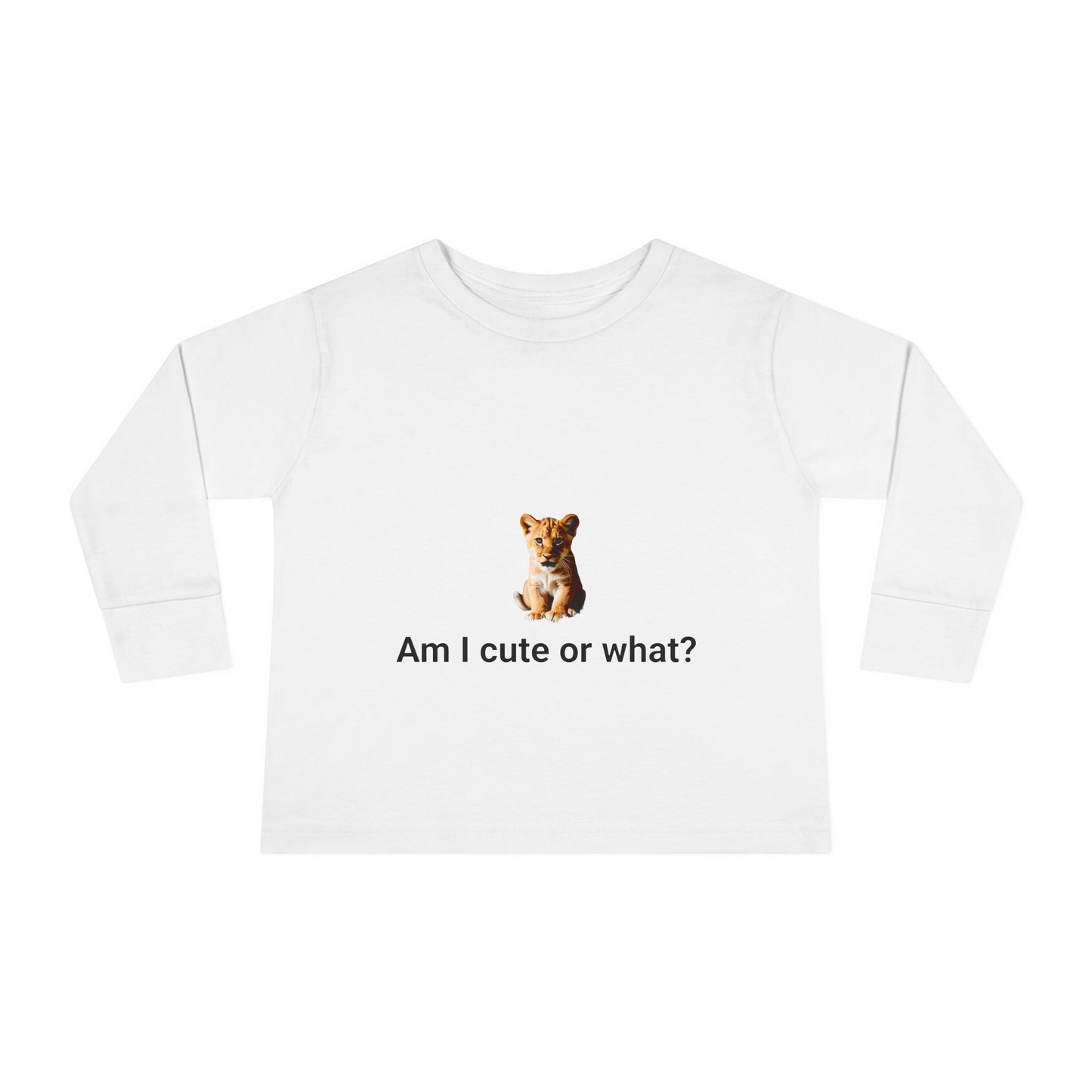 Toddler Little Cats Lion Cub Long Sleeve Tee
