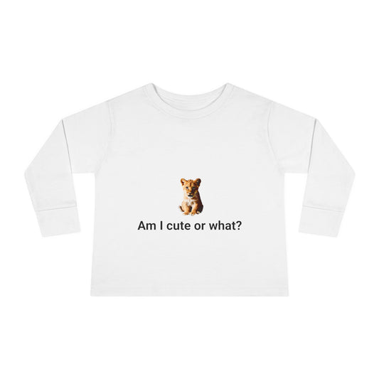 Toddler Little Cats Lion Cub Long Sleeve Tee