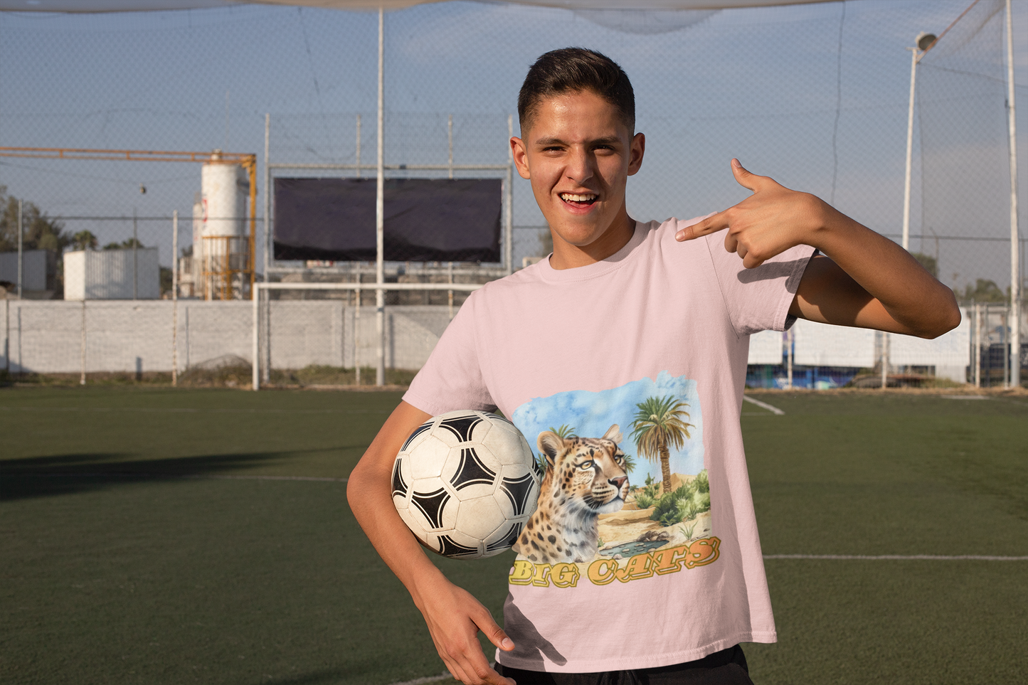 Boy's Big Cats Cheetah Tee Shirt