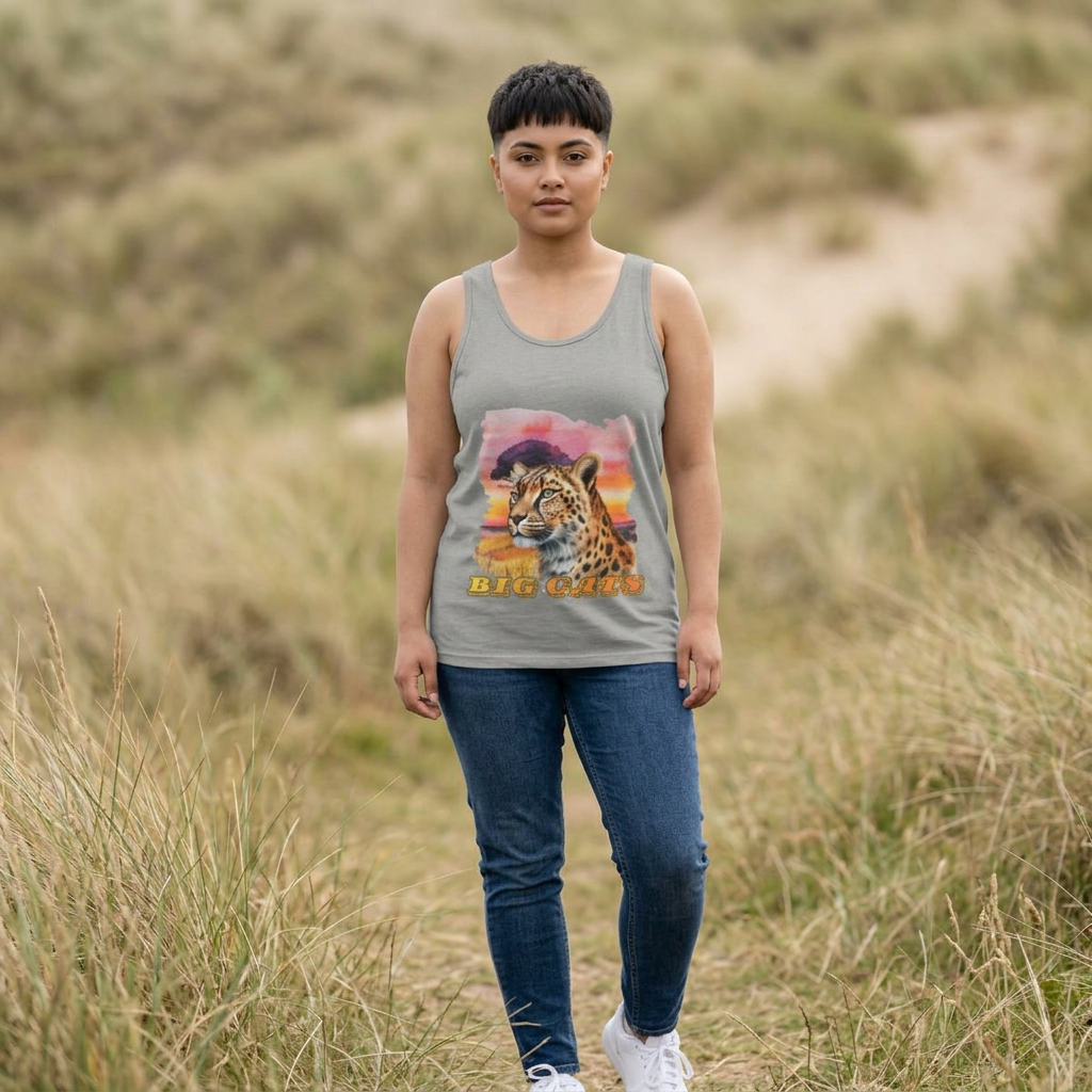 Women's Big Cats Cheetah Tank Top