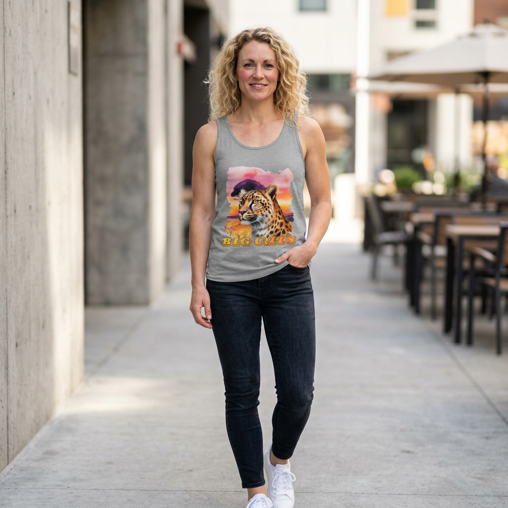 Women's Big Cats Cheetah Tank Top