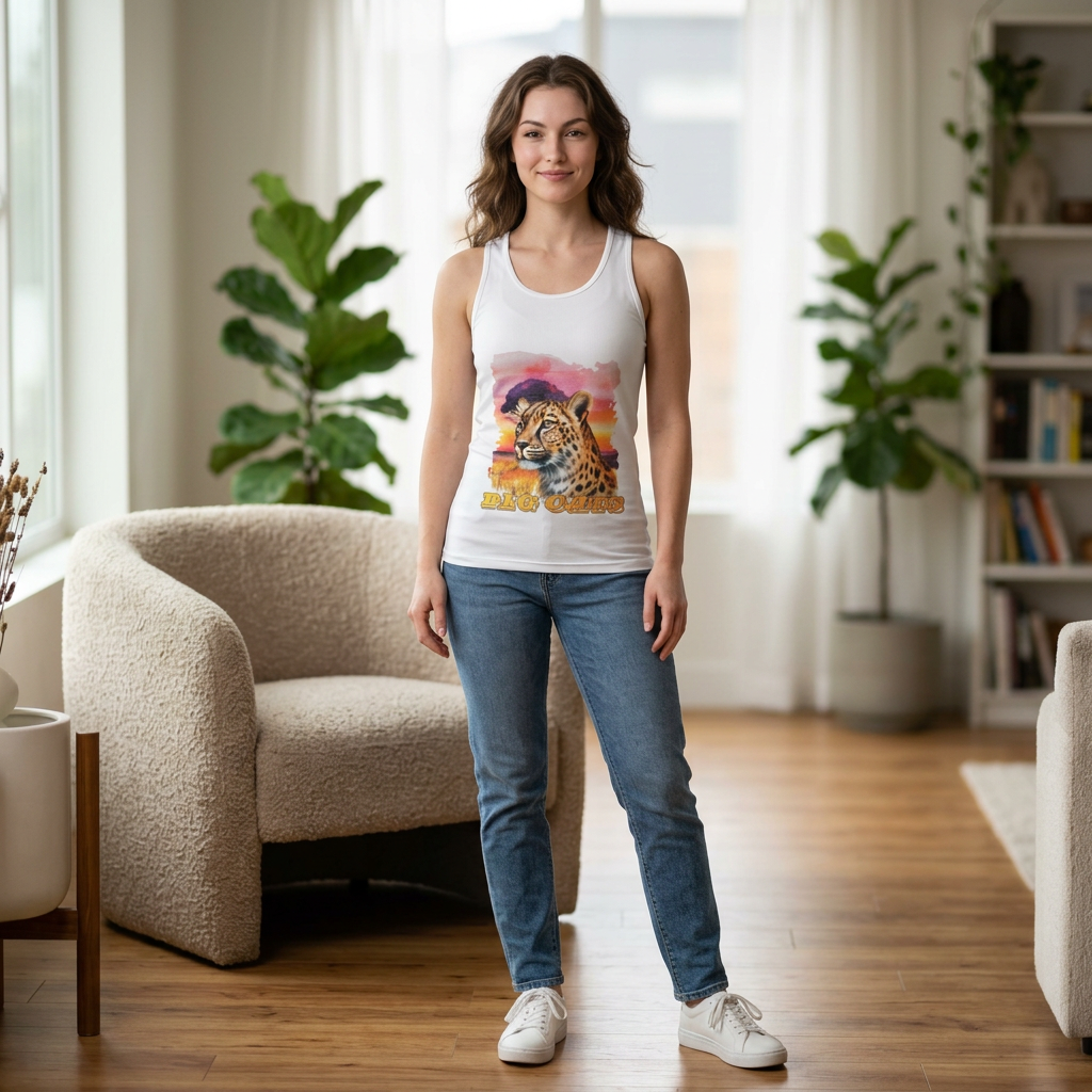 Women's Big Cats Cheetah Tank Top