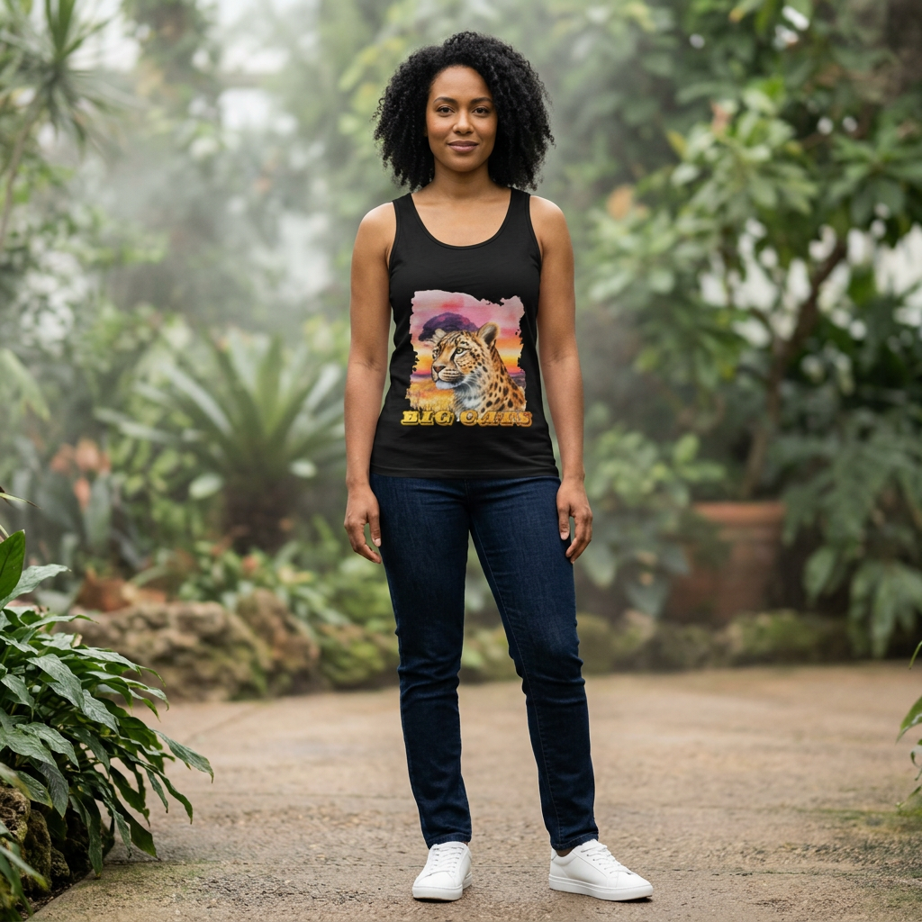 Women's Big Cats Cheetah Tank Top