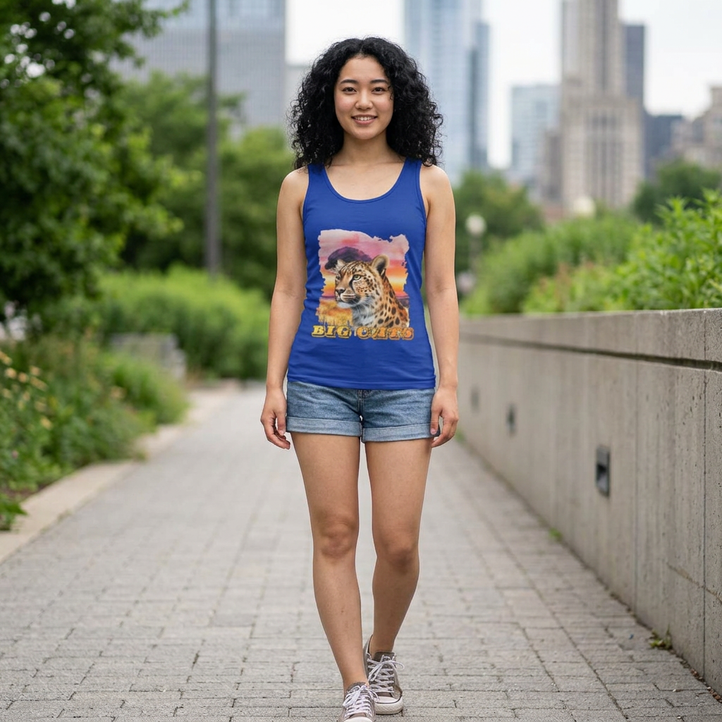 Women's Big Cats Cheetah Tank Top