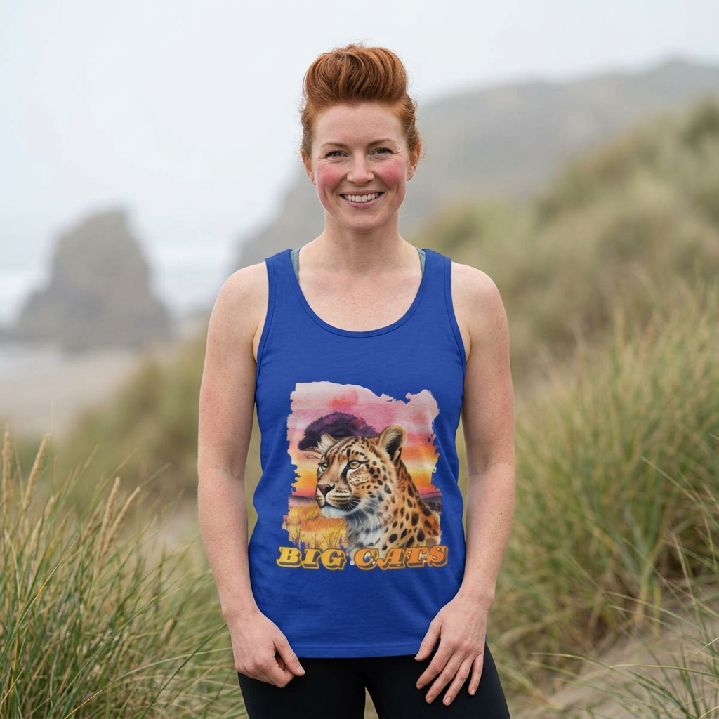 Women's Big Cats Cheetah Tank Top