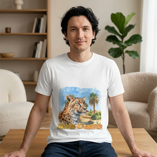 Men's Cheetah Big Cats T-Shirt