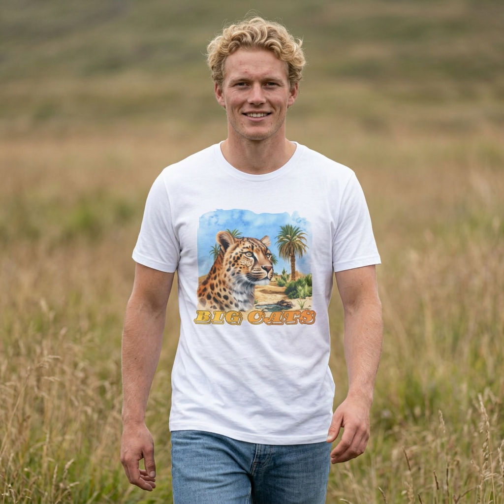 Men's Cheetah Big Cats T-Shirt