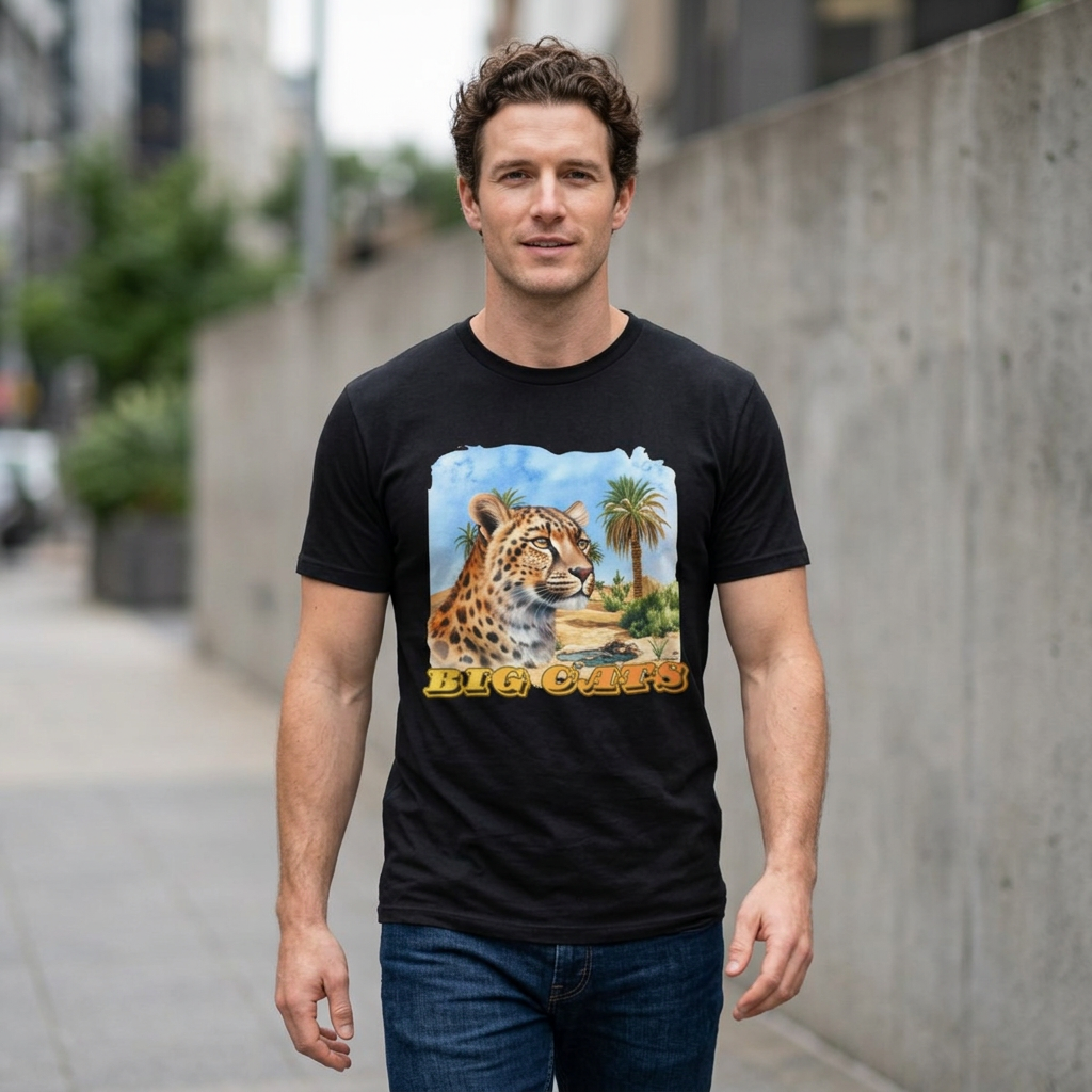 Men's Cheetah Big Cats T-Shirt