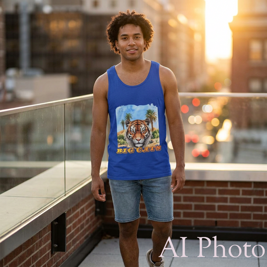 Men's Big Cats Tiger Tank Top