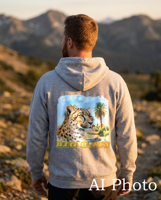 Men's Cheetah Big Cats Hooded Sweatshirt