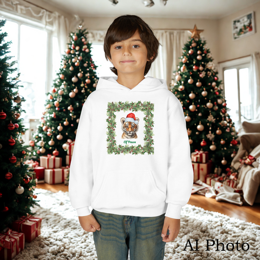 Boys Tiger Elf Paws Hoodie