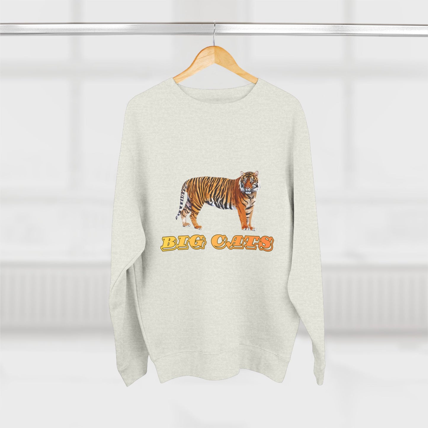 Unisex Premium Tiger Big Cats Crewneck Sweatshirt