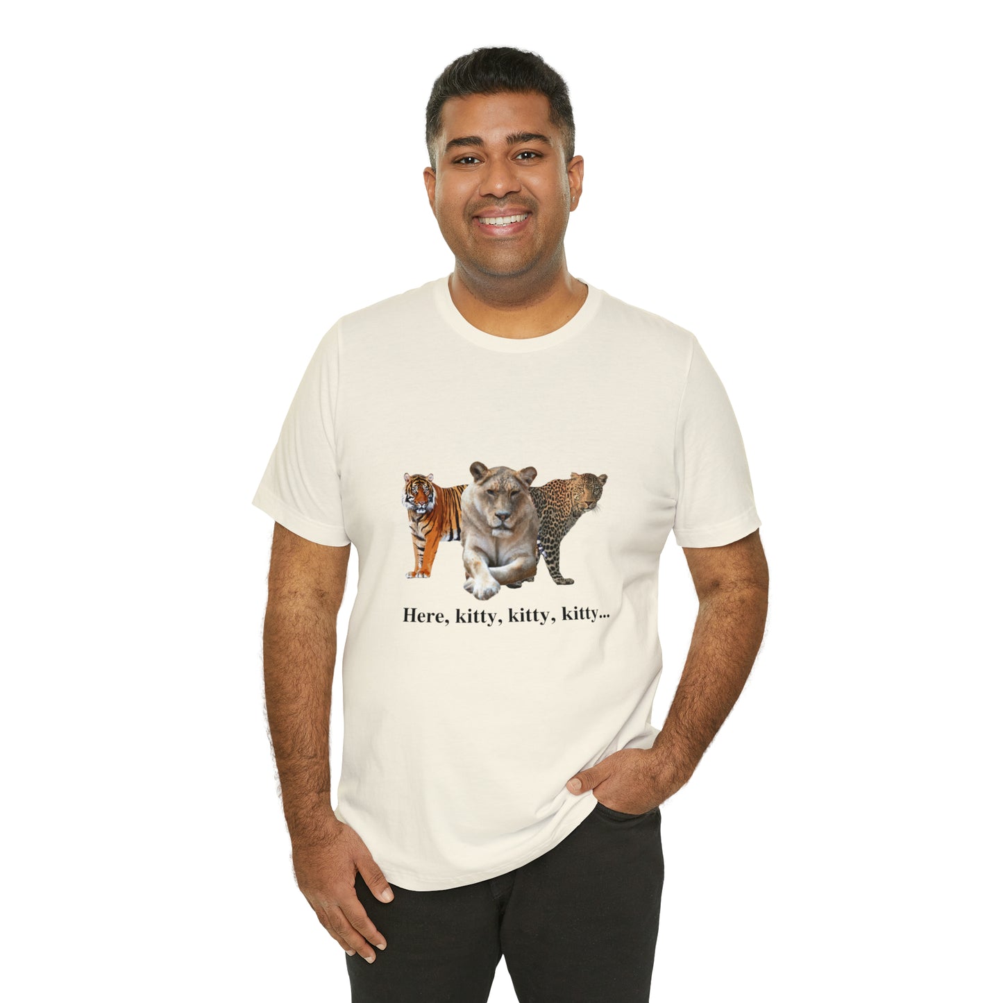 Unisex Big Cats Lioness Short Sleeve Tee