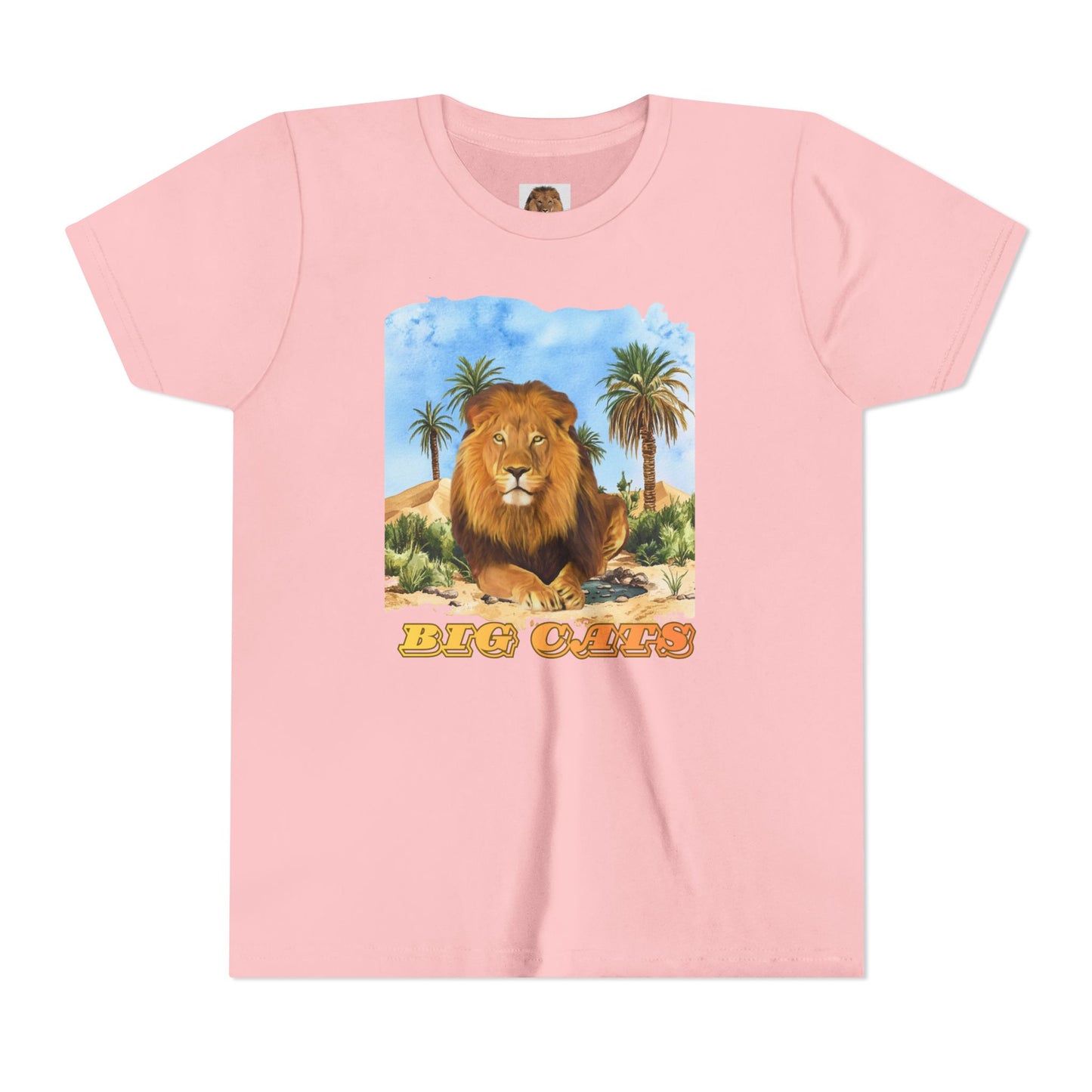 Boy's Lion Big Cats Short Sleeve Tee
