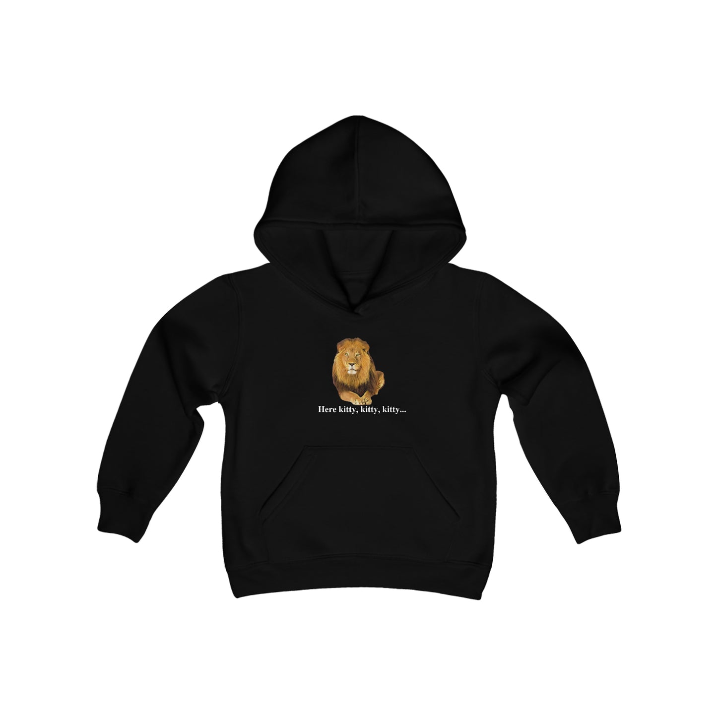 Youth Lion Big Cats Hooded Sweatshirt