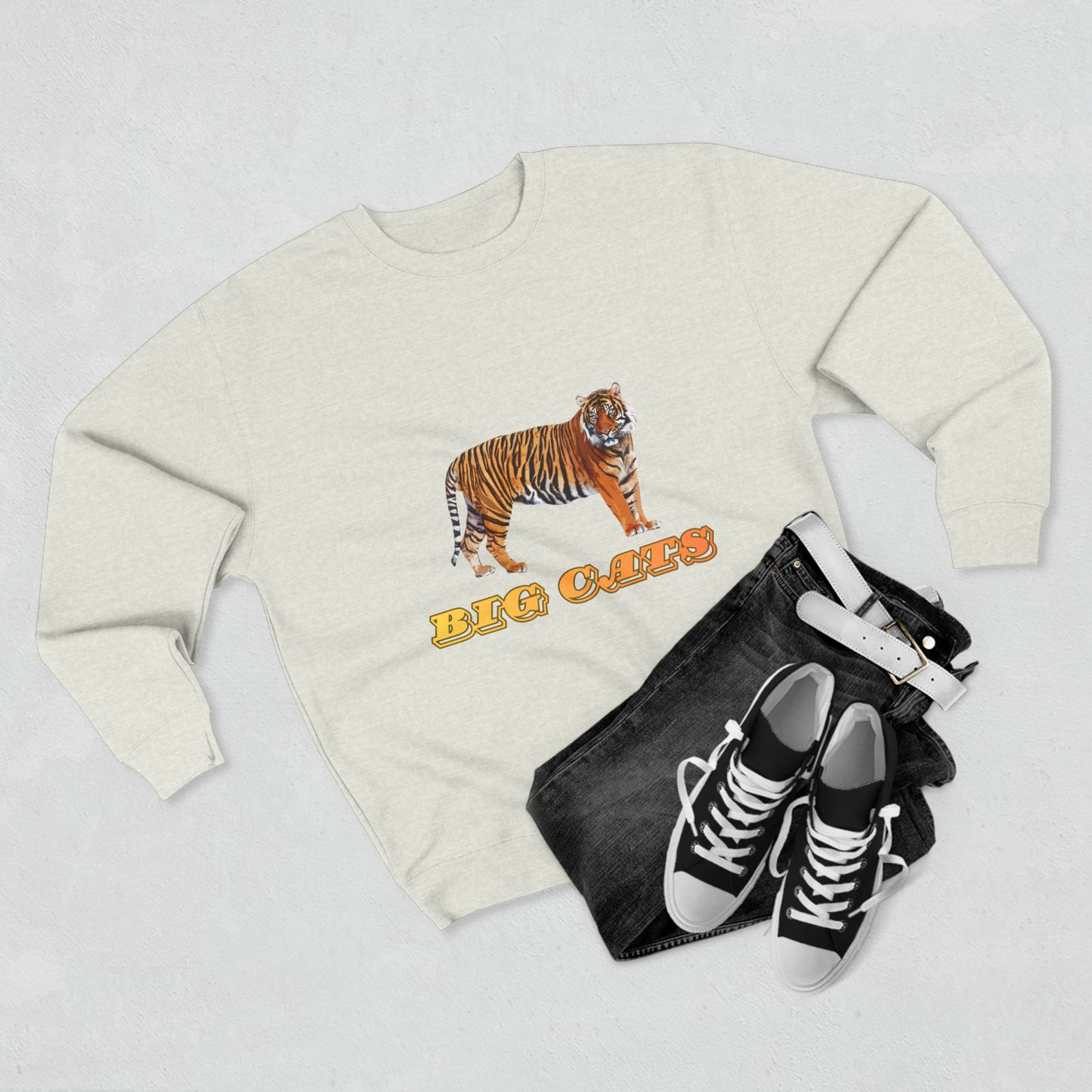 Unisex Premium Tiger Big Cats Crewneck Sweatshirt