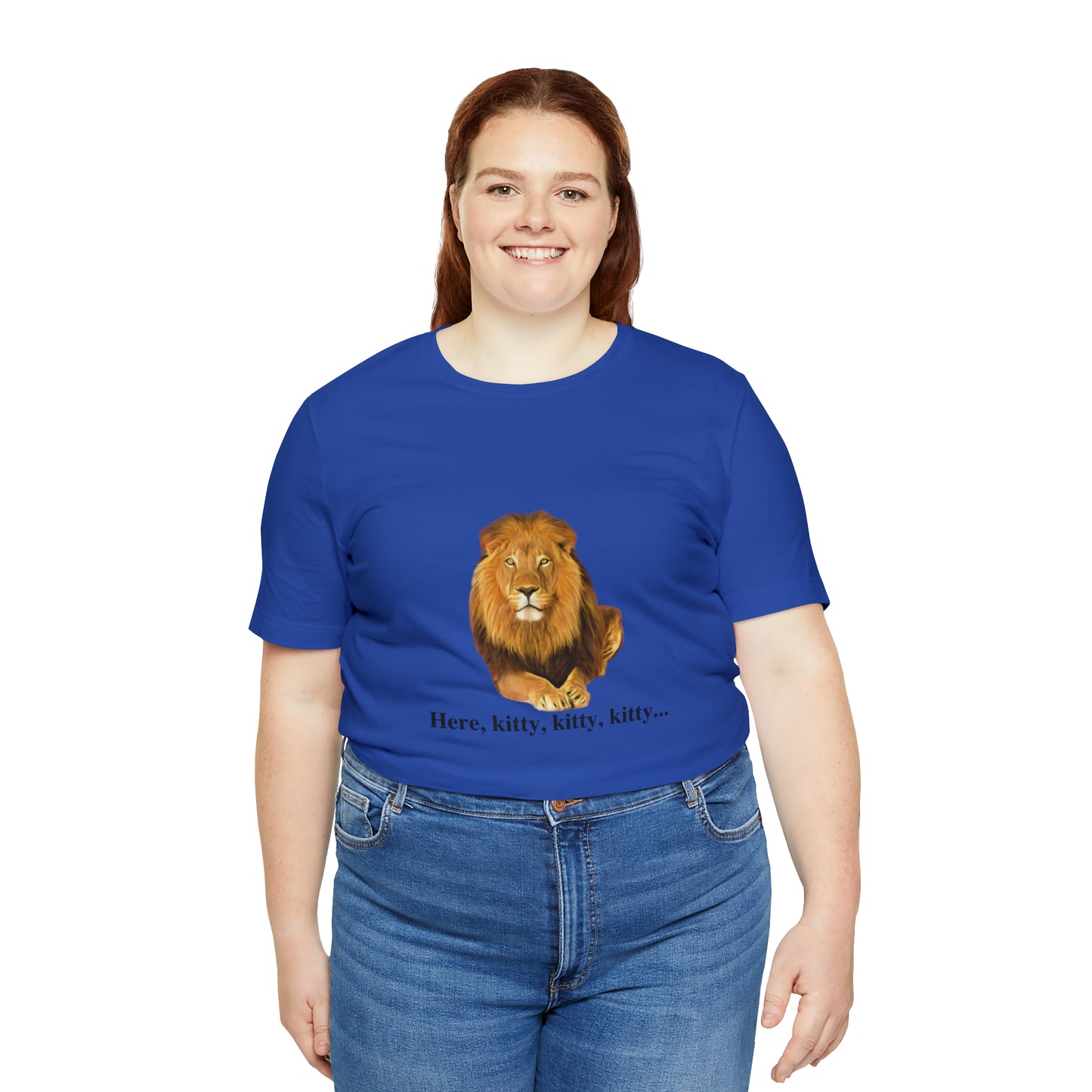 Unisex Lion Big Cats Short Sleeve Tee