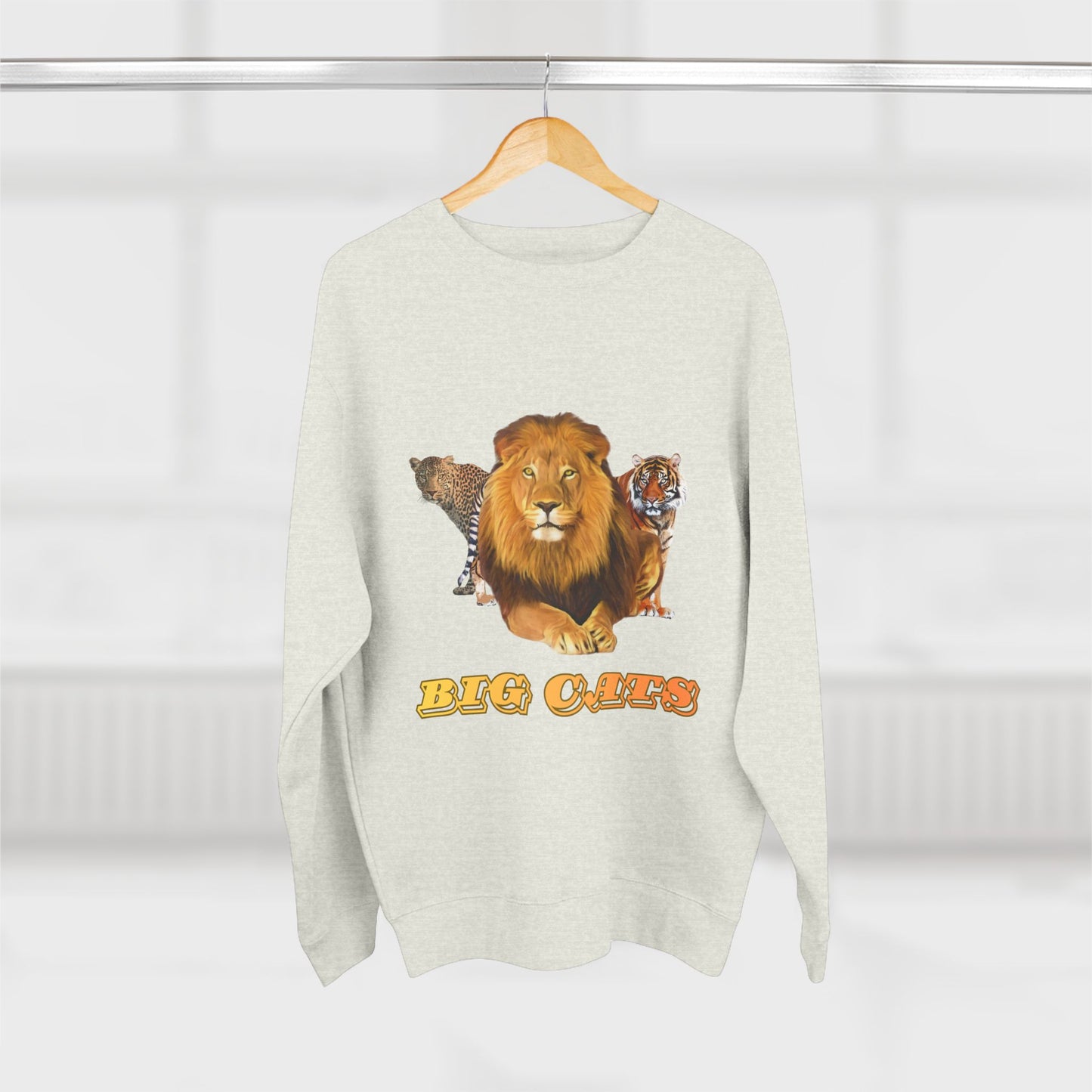 Unisex Premium Big Cats Crewneck Sweatshirt