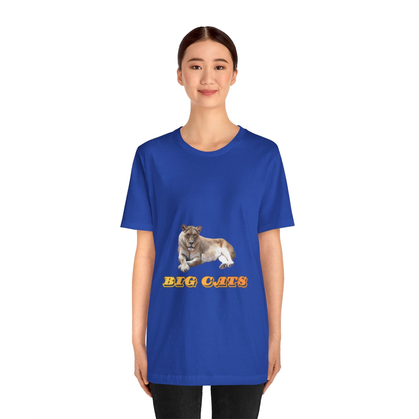Unisex Lioness Big Cats Short Sleeve Tee