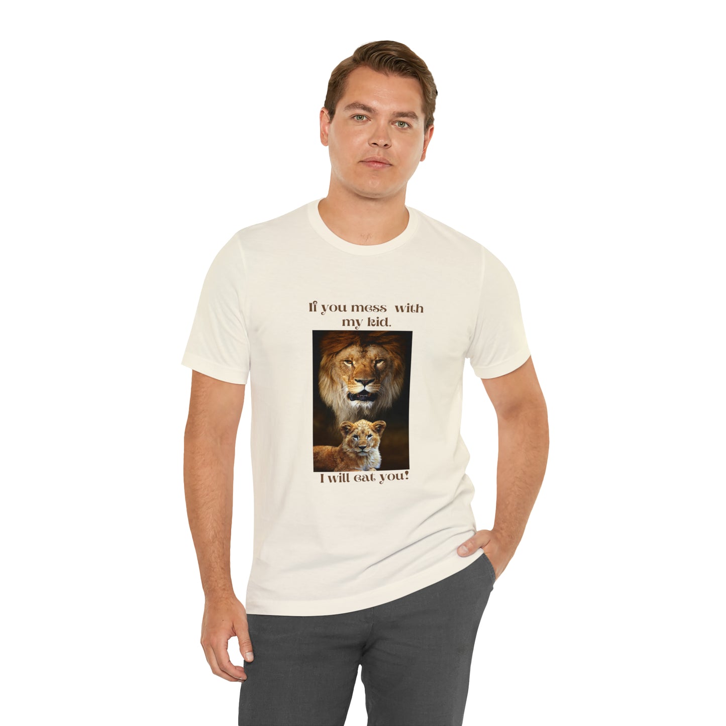 Men's Lion and Cub Short Sleeve Tee