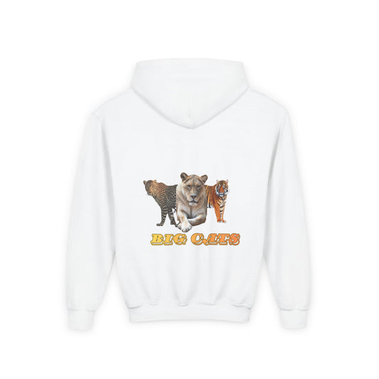 Youth Big Cats Lioness Hooded Sweatshirt