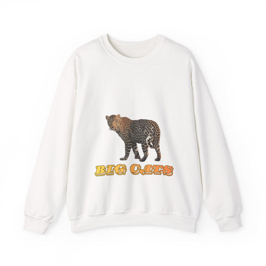 Unisex Leopard Big Cats Crewneck Sweatshirt