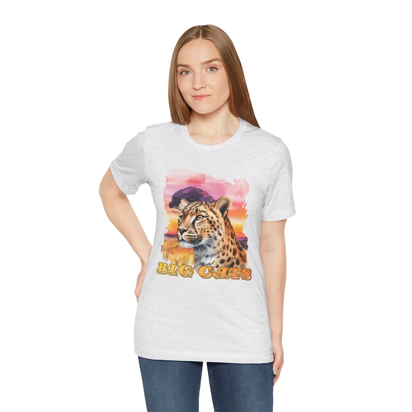 Women's "Big Cats" Cheetah Graphic T-Shirt