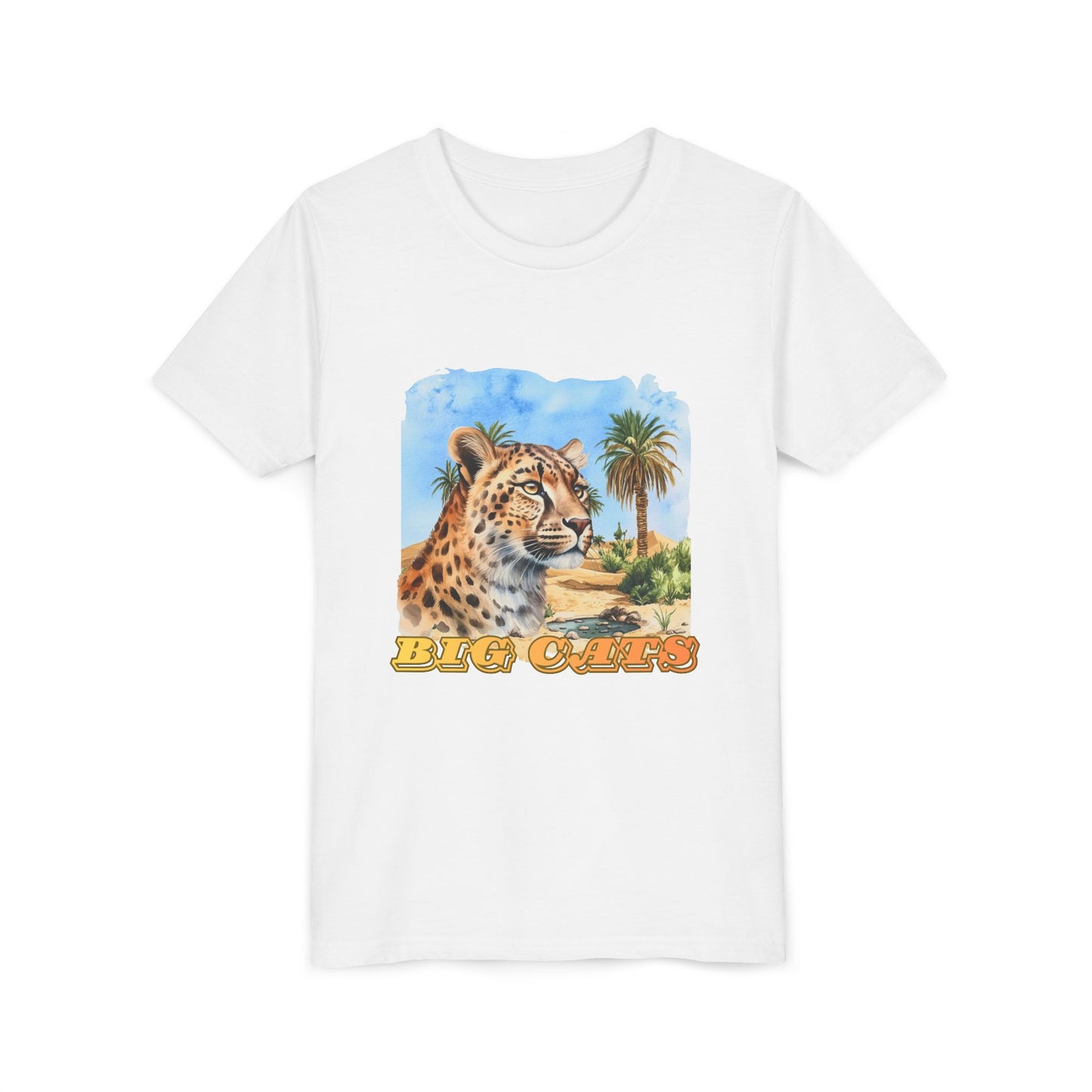 Boys Cheetah Big Cats Graphic Tee Shirt