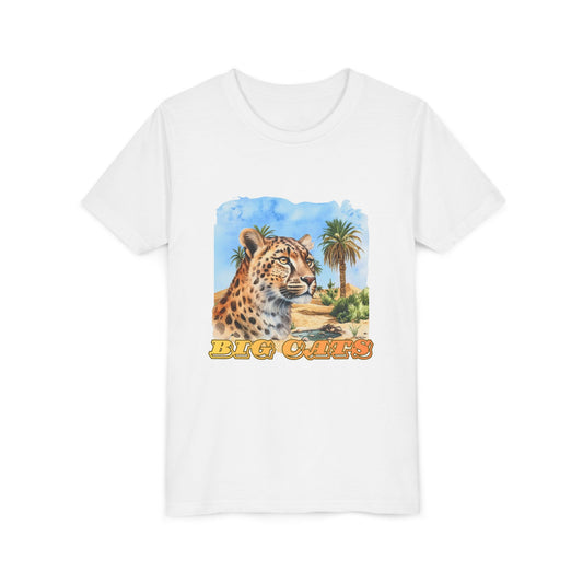 Boys Cheetah Big Cats Graphic Tee Shirt