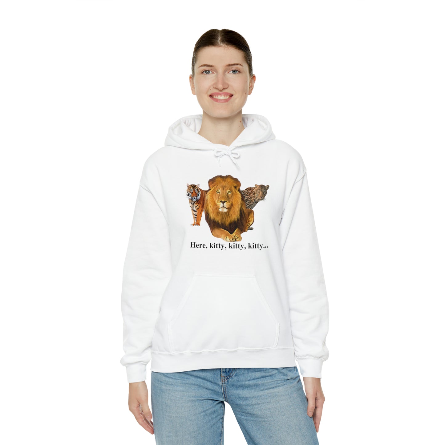 Unisex Big Cats Hooded Sweatshirt