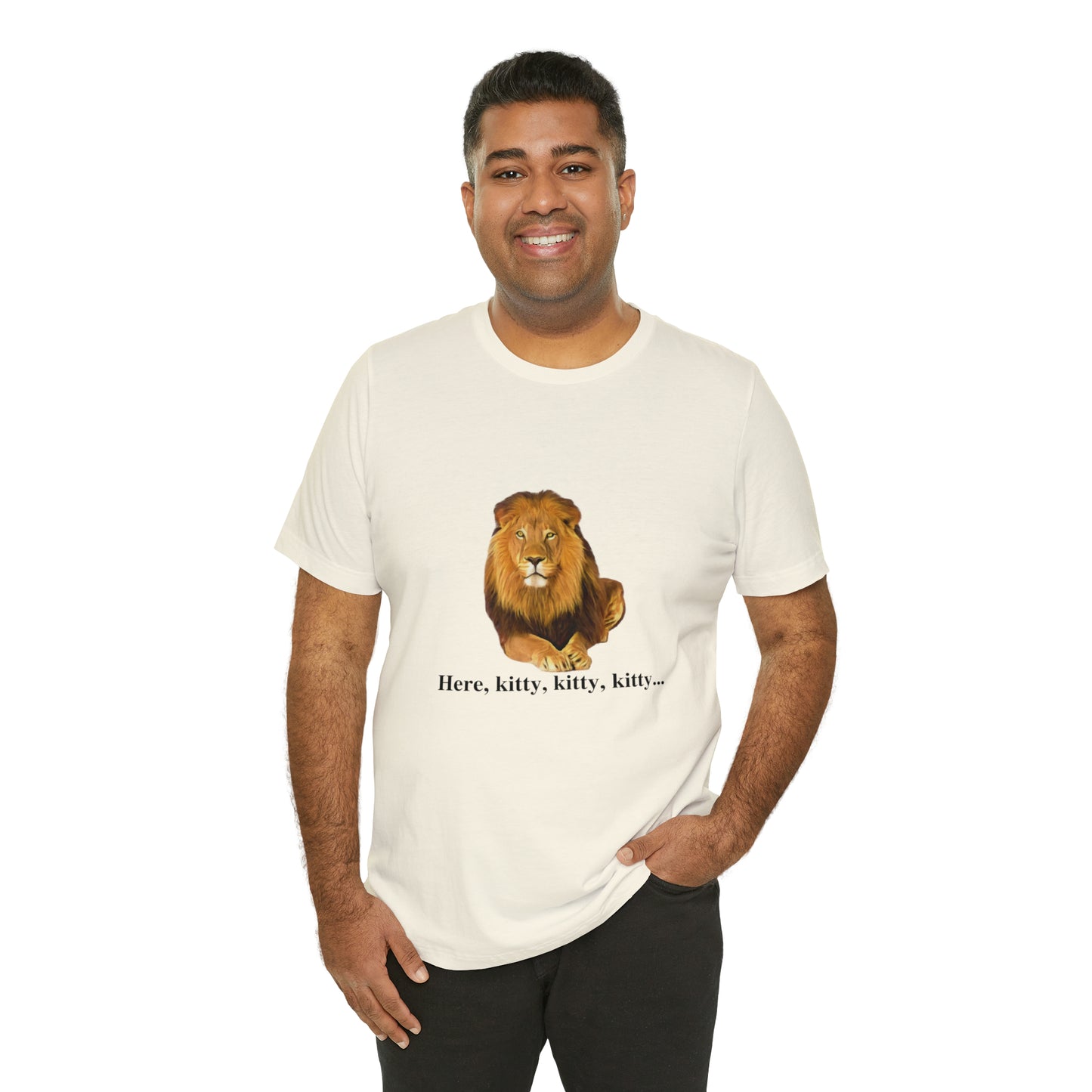 Unisex Lion Big Cats Short Sleeve Tee