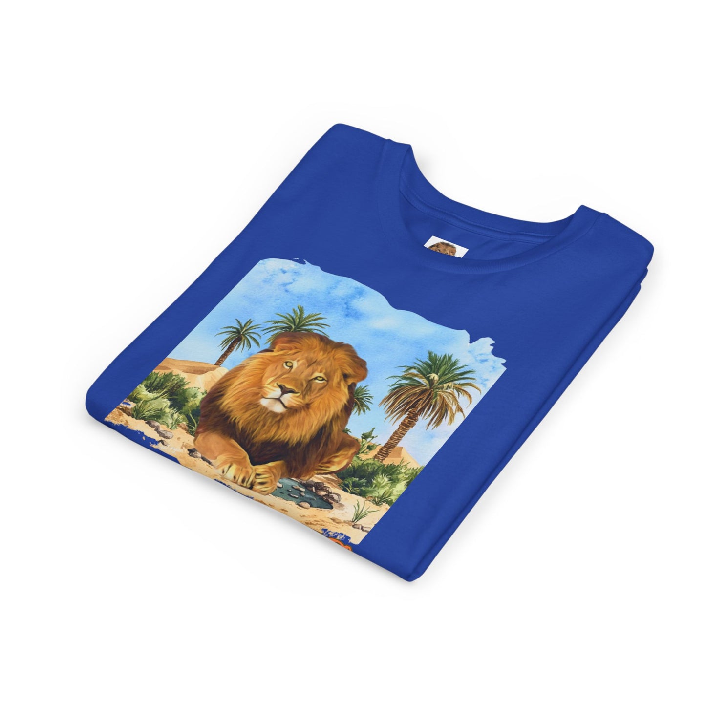 Boy's Lion Big Cats Short Sleeve Tee