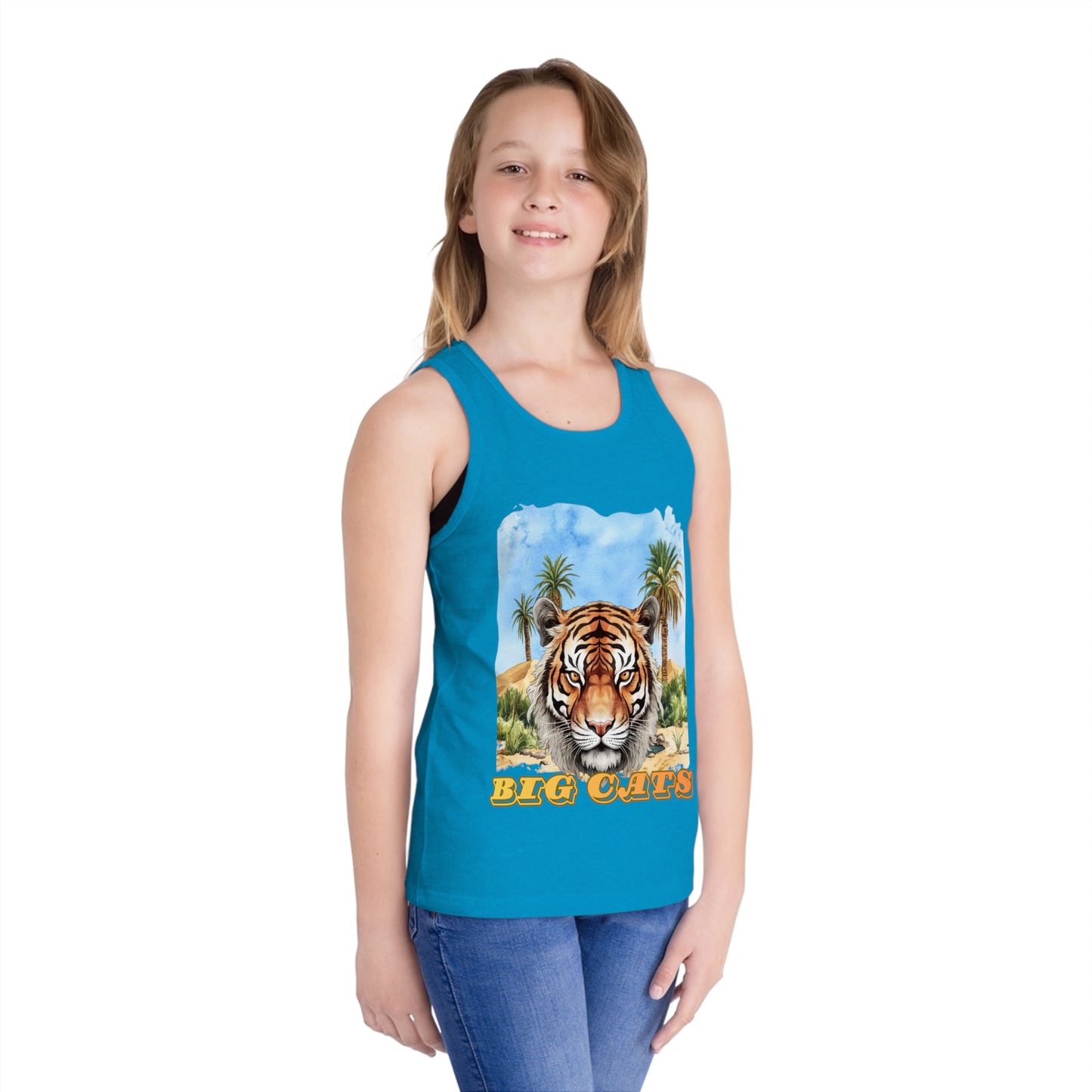 Boy's Big Cats Tiger Tank Top