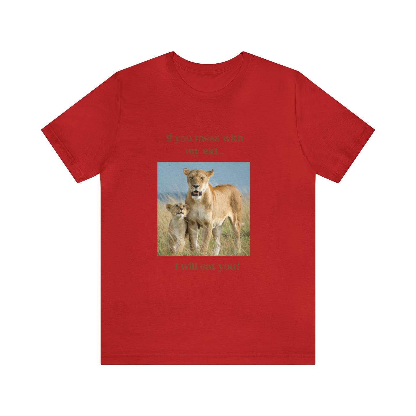 Womens' Lioness and Cub Short Sleeve Tee